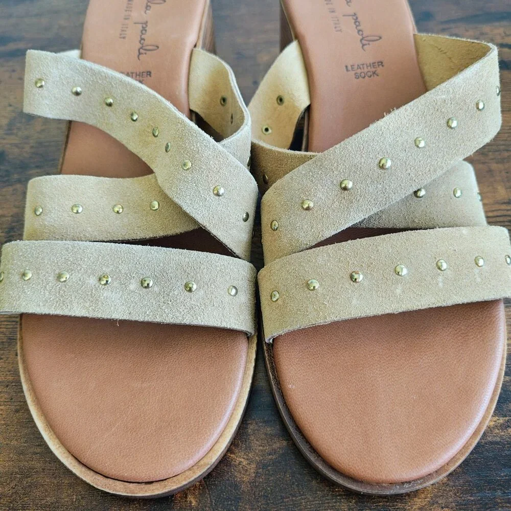 MILA PAOLI Studded Leather Sandals - Picture 5 of 10